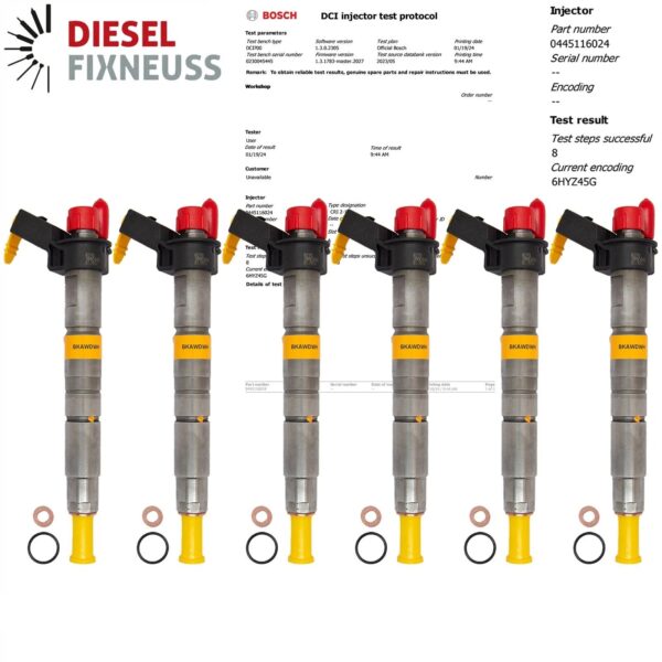 Portegra 2.0D Diesel Injector | Bosch 0445116024 0986435394 | Fuel System Parts - Image 4