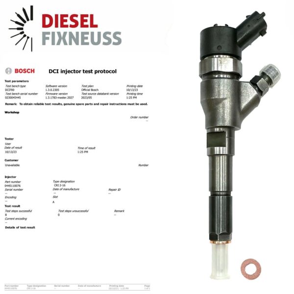 Portegra 2.0 HDi Diesel Injector | Bosch 0445110076 0986435077 | Fuel System Parts - Image 3