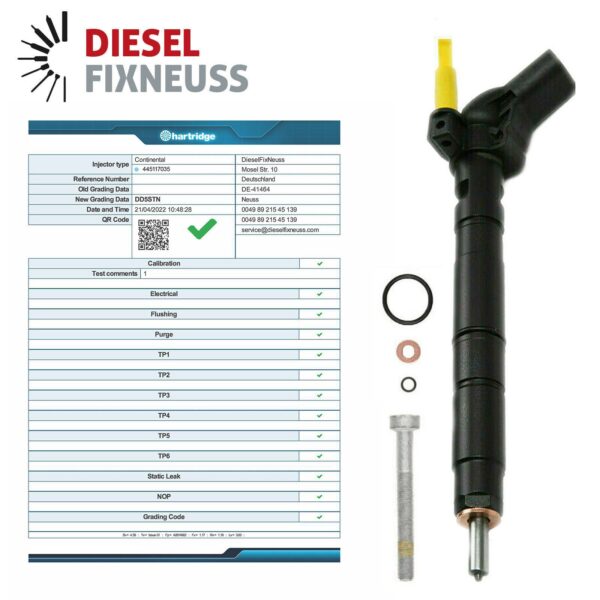Portegra Diesel Injector | A-Class, C-Class, E-Class, Sprinter | Bosch 0445117035 | Fuel System Parts - Image 3