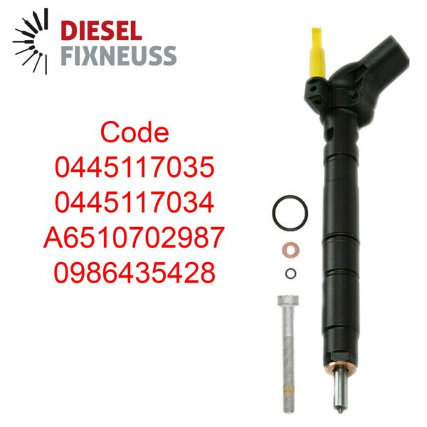 Portegra Diesel Injector | A-Class, C-Class, E-Class, Sprinter | Bosch 0445117035 | Fuel System Parts - Image 2